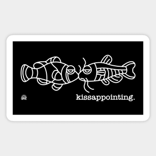 Kissappointing - white print Magnet